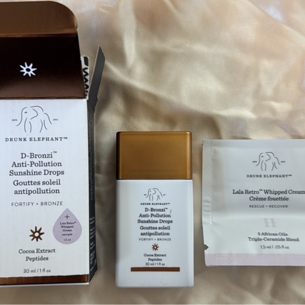 Drunk Elephant D-Bronzi Anti-Pollution Sunshine Drops - Bronze NIB - Picture 16 of 16
